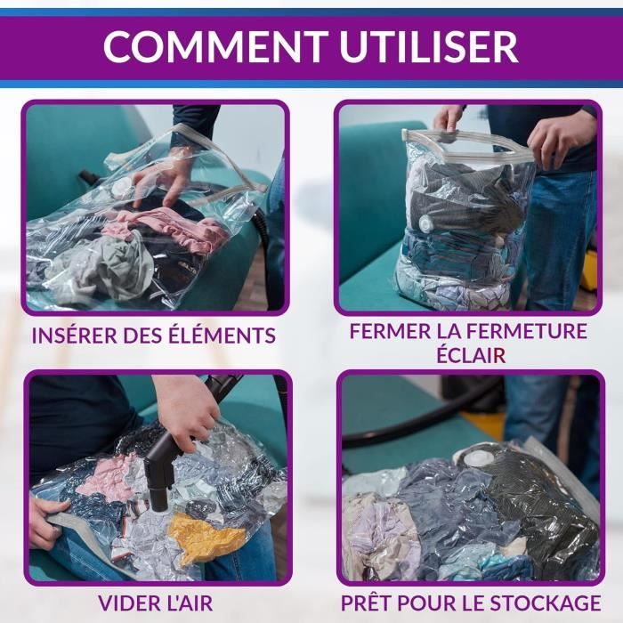 Sac a aspirer outlet gain de place