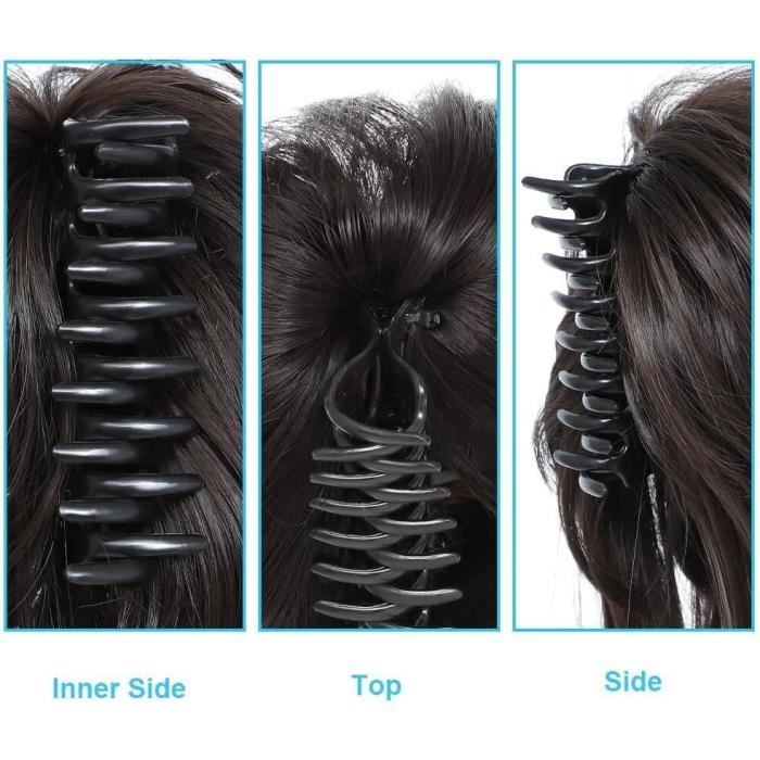 Court Extension Cheveux Naturel Queue De Cheval Pince 26Cm Synthétique