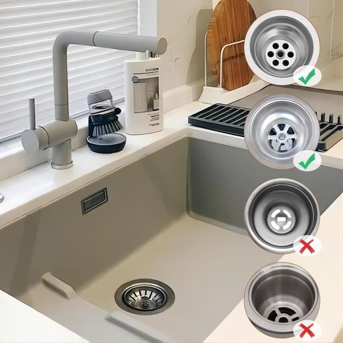 Bouchon De Baignoire Universel 72mm Avec Vis Réglable - Étanche, Inoxydable, Ajustement Facile - ABFLUSSHELD