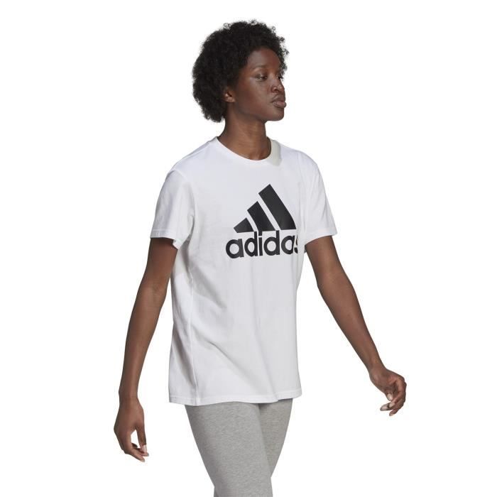 Tee shirt adidas blanc et noir femme sales