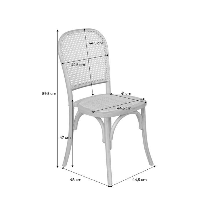 Lot De 2 Chaises Western Vintage Années 1980 En Bois Clair (intérieur) – Style Rétro