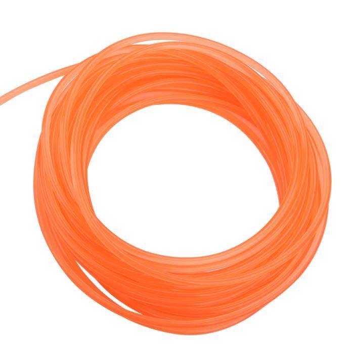 YUM Courroie ronde en polyuréthane PU à surface lisse orange pour  transmission d'entraînement (4 mm * 10 m) - Cdiscount Auto