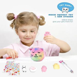 HappyKidsClub Kit Scrapbooking Carnet Secret - Cadeau Idéal Filles 4 à 11 Ans Activités Créatives