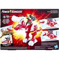 POWER RANGERS - Battle Attackers Dino Fury Zord champion tyrannosaure - Figurine électronique - pour enfants - dès 4 ans-0