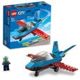 LEGO® 60323 City Great Vehicles L’Avion de Voltige, Idées de Cadeau Jouet pour Enfants dès 5 Ans avec Minifigure Pilote-0