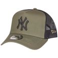 New Era Adjustable Trucker Cap - MLB New York Yankees olive-0