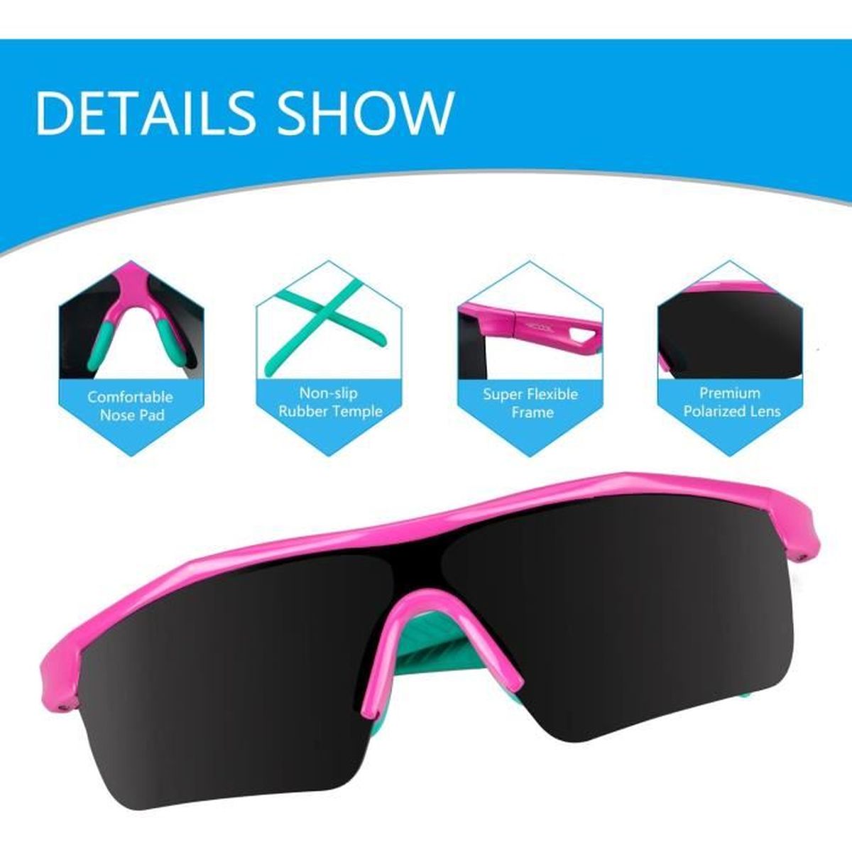 Lunette de soleil Polarisée BER001