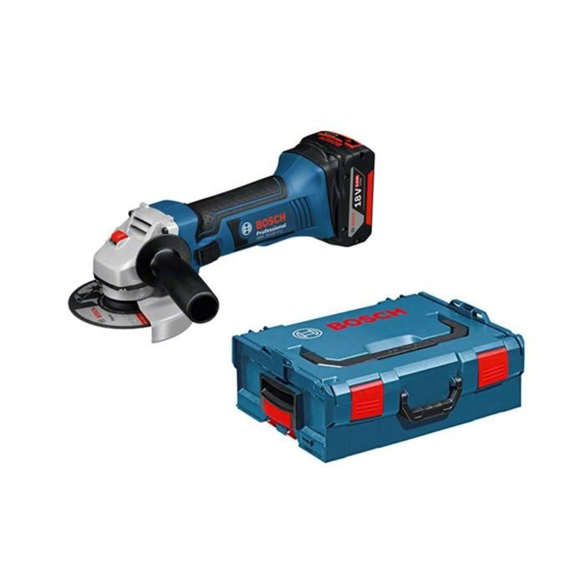 Meuleuse Angulaire 18v Sans Fil Gws 18 125 V Li Bosch Professional 2 Batteries Lithium 4 0 Ah Chargeur Achat Vente Meuleuse Meuleuse Angulaire 18v Sans Fi Cdiscount