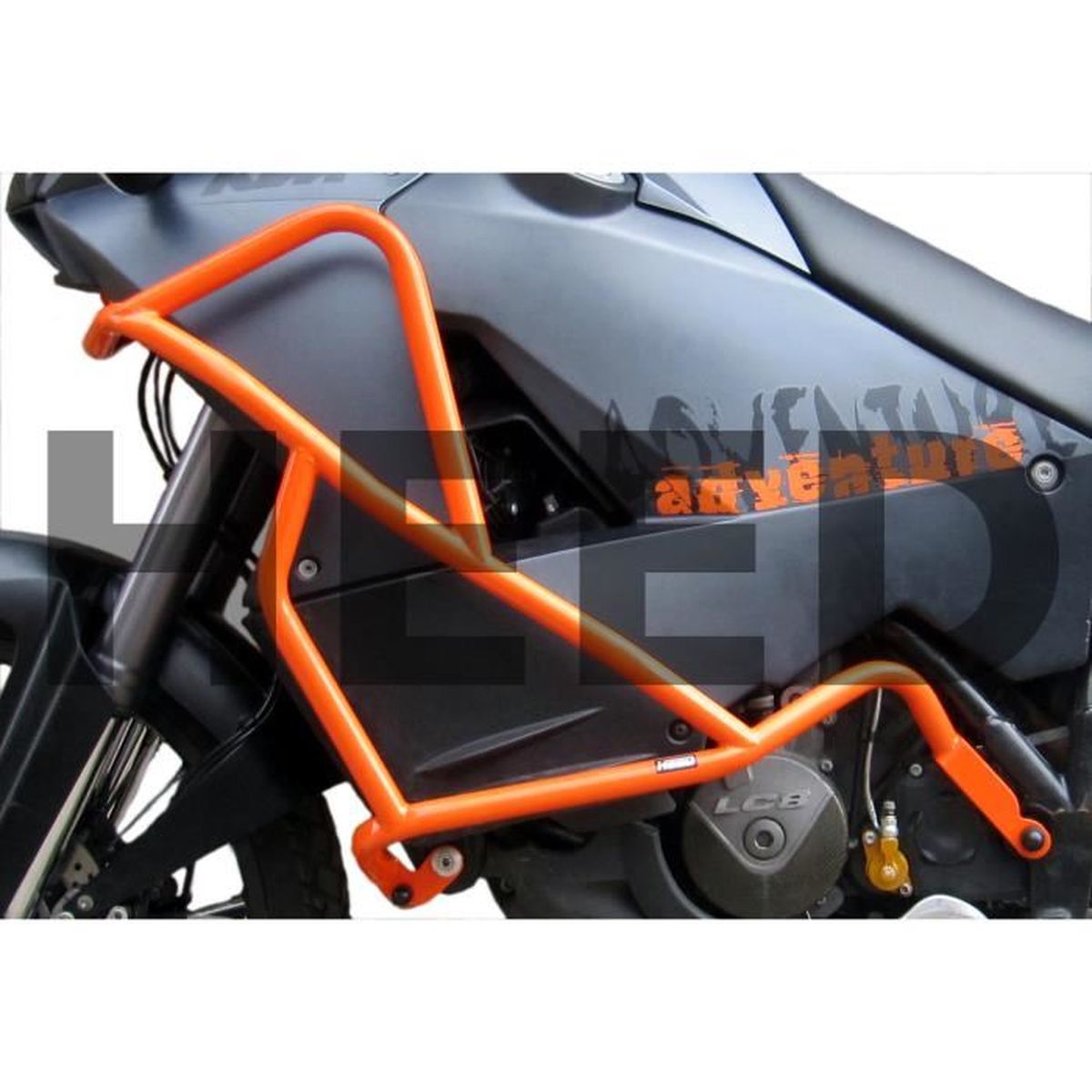 Crash Bars Pare carters Heed KTM 990 Adventure (20062012) orange Cdiscount Auto