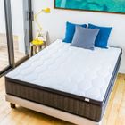 HBEDDING BY HOMIFAB Ensemble matelas mémoire + sommier 160x200 Mémo Royal Hbedding - Mémoire de forme + latex