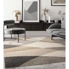 Tapis de salon - THE CARPET - PEARL - Moderne - Motif vagues - Beige 200x280