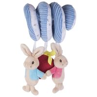 Spirale d'activité Peter Rabbit et Flopsy Bunny - Rainbow Designs - Peluche douce - Bleu