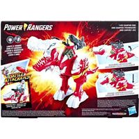 POWER RANGERS - Battle Attackers Dino Fury Zord champion tyrannosaure - Figurine électronique - pour enfants - dès 4 ans