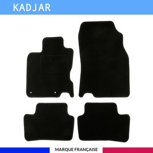 TAPIS DE SOL Tapis de voiture - Sur Mesure pour KADJAR (dès 2015) - 4 pièces - Tapis de sol antidérapant pour automobile