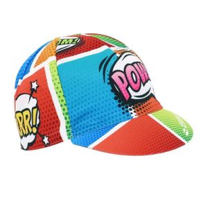 CASQUETTE DE CYCLISME Casquette vélo déco bang Gist - multicolor - TU - Rouge - Homme - Adulte