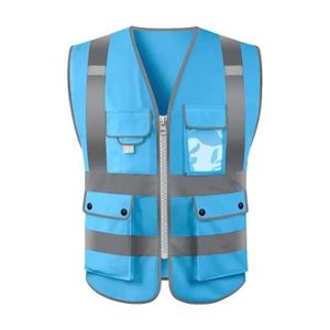 KIT DE SÉCURITÉ XL-chest 120cm - Bleu ciel - Gilet de sécurité hau
