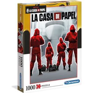 PUZZLE Puzzle La Casa de Papel - 1000 pièces - Clementoni