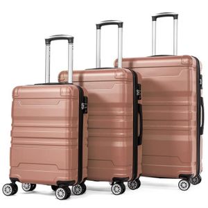 SET DE VALISES Lot de 3 valises M-L-XL, valise à main avec serrur