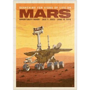 PUZZLE Nasa 2003 : Mars Opportunity Rover, Poster Vintage