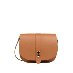 Sac bandoulière camel cuir on sale