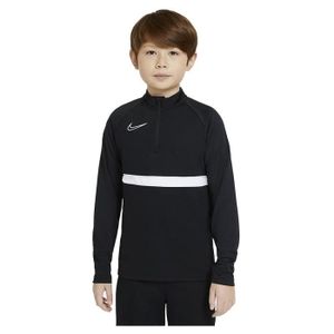 T-SHIRT MAILLOT DE SPORT Nike DF Acd21 Dril Top T-Shirt Mixte Enfant, Black-White-White-White, 60