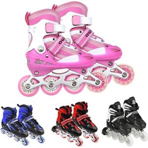 LSS Rollers en ligne reglable - Roller fille/garcon - Roller enfant-Rollers  Lumineux-Roller in line - M (33－36) rouge YS002 - Achat / Vente LSS Rollers  en ligne reglab - Cdiscount