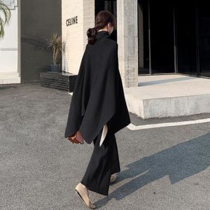 GILET - CARDIGAN Ensemble de pulls en tricot de luxe pour femmes - Sportswear - Type Black