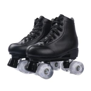 Les chaussures décontractées deviennent des patins à roulettes en une  seconde. Quatre roues Roller Roller Skates Dual-purpose Roller Skates-yky