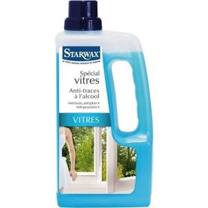 NETTOYAGE VITRES Recharge nettoyant vitres - spécial anti-traces avec alcool - 1 L