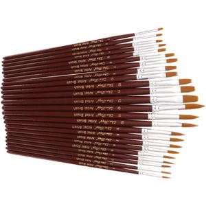 PINCEAU - SET Paquet de 24 stylos aquarelle en laine de nylon, p