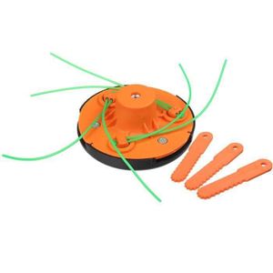 COUPE BORDURE Ywei Tondeuse à gazon Coupe-bordures orange +noir Convient pour 2,4 2,6 corde de paille avec M10 X 1.25