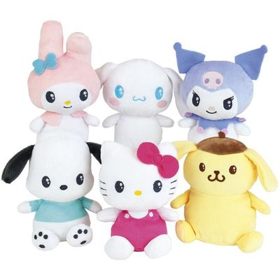 Peluche Kawaii Hello Kitty, peluche Sanrio, animaux en peluche, poupée cœur Cupidon, coussin anime, décoration intérieure, cadeau d'anniversaire pour fille Peluche Kawaii Hello Kitty, peluche Sanrio, animaux en peluche, poupée cœur Cupidon, coussin anime, décoration intérieure, cadeau d'anniversaire pour fille