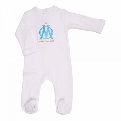 Grenouillere interlock blanc om b220108 Bebe OM Blanc Cdiscount Pret a Porter