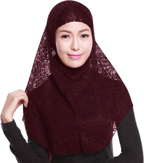 1 Pezzo Al Amira Hijab Con Perline E Strass Per Copricapo Da - Foto 8