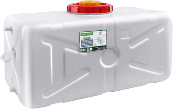 Seau / Réservoir D'eau Extérieur Avec Robinet, 7,5 L, Bleu, En Polycarbonate (PC), Neuf