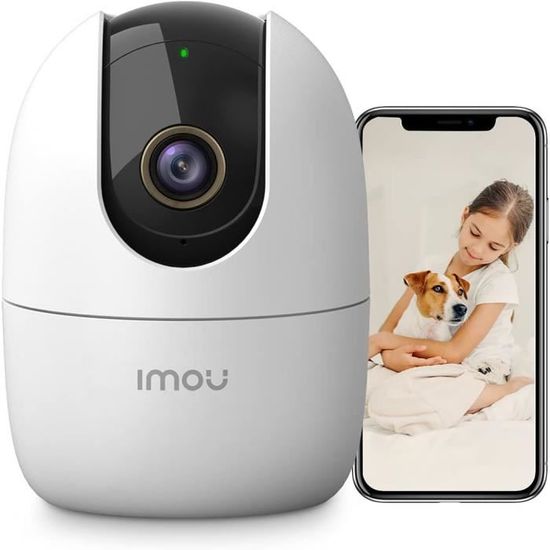 Iou 2.5K(4P) Caéra Surveillance WiFi Intérieur Caéra 360° Connectée