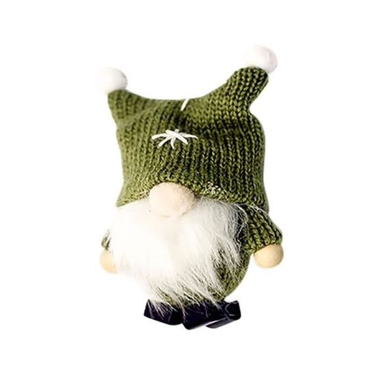 Décor De Noël Gnome En Tissu - Poupée Décorative Amusante Pour Table Ou Sapin - Cadeau Festif Enfant - 9