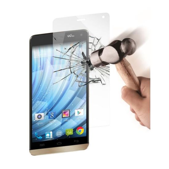 Protection écran Verre Trempé Pour Wiko Ufeel Lite - Anti-rayures, Anti-chocs - Installation Facile
