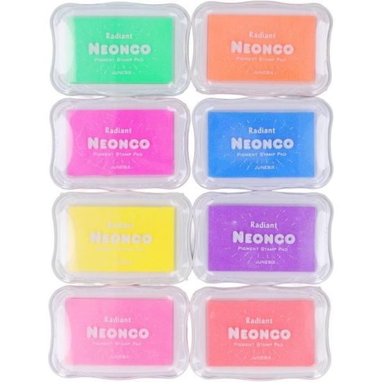 Tampons Encreurs Lavables 12 Couleurs Pour Enfants – Palette Vibrante Pour Empreintes Et Bricolage – Encre à Base D’eau Non Toxique – Dès 3 Ans