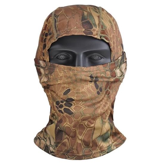 Cagoule De Camouflage Treillis Blanc / Gris – Neuve, Sous Blister