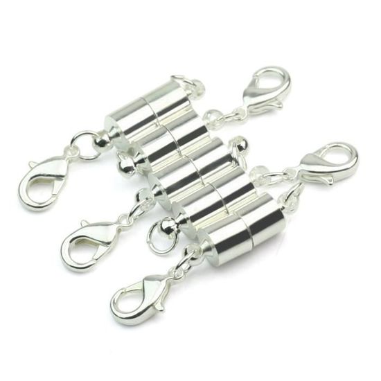 Fermoir aimanté en argent sterling 6cm