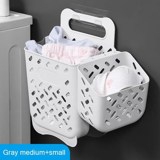Sac Linge Sale Voyage Panier à Linge Suspendu Macramé Mkono - Style Bohème Pour Salle De Bain Et Chambre - Avec Poche Supplémentaire Sac A Linge Sale