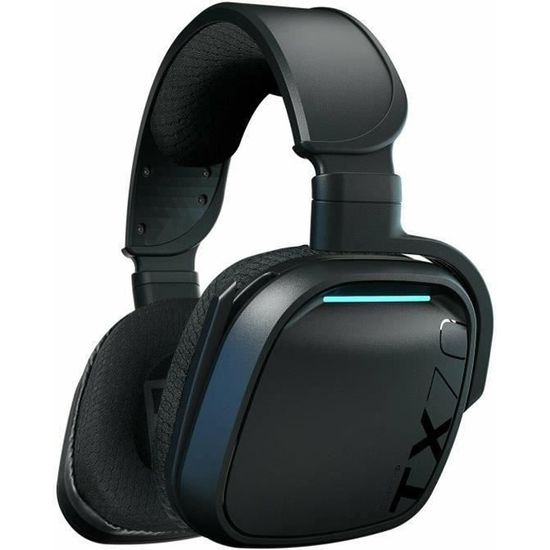 Gioteck - TX70 Casque Bluetooth gamer Stéréo - Haut-parleurs de 50 mm - Prise Jack 3.5 pour Xbox One et Switch - PS4 PC - (Noir)