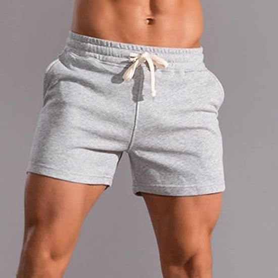 Danfiki Short Sport Homme 2 En 1 - Avec Doublure Compression - Respirant - Multi-Poches - Taille Adjustable