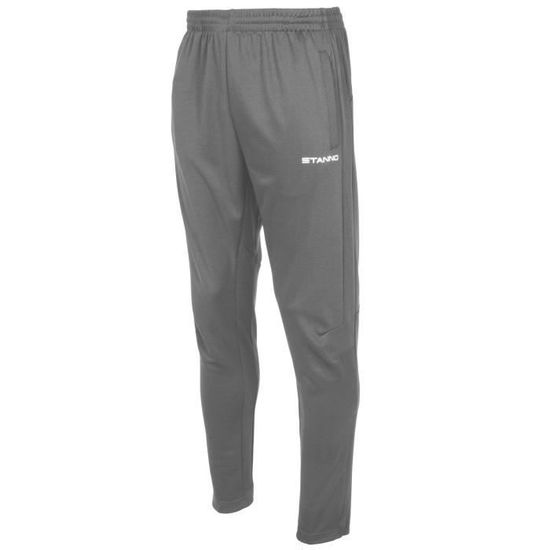 Jogging garçon en coton bio gris avec patch sport - mixed grey | Tape à l'oeil