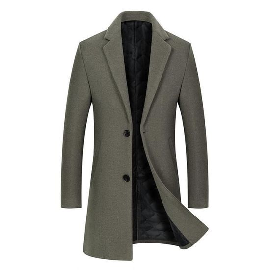 Manteau en laine homme 2025