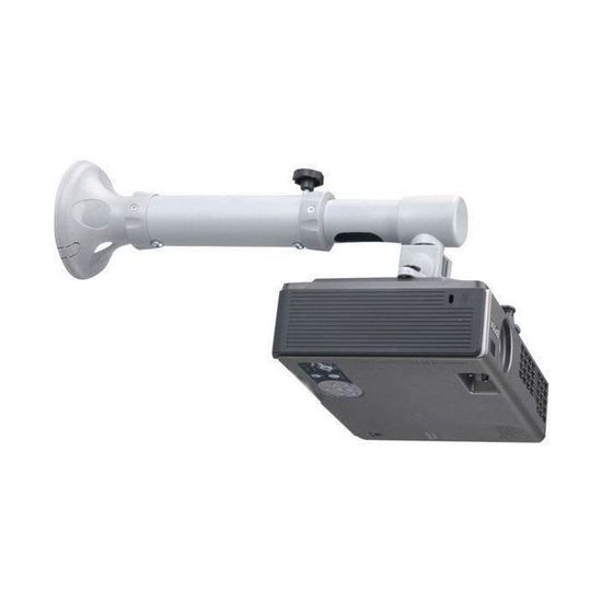 Support de Projecteur, Support Mural de Beamer en Métal, Support de Projecteur Multi Angle Réglable, pour Projecteurs et les Supports de Surveillance, avec Interface à Vis 1/4 Pouce et Bras Articulé