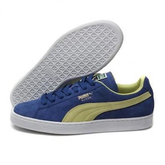 Puma Suede Basse bleu/jaune 42 Bleu - Cdiscount Chaussures
