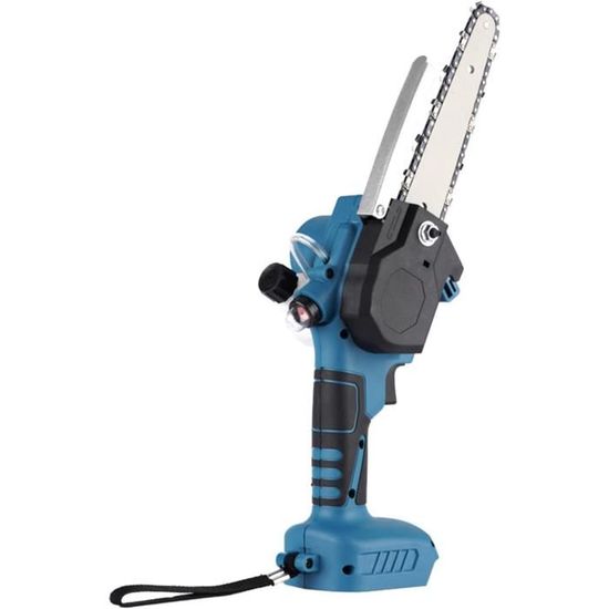 Seesii Mini Tronçonneuse Sans Fil, Alimentée Par Batterie, 15,2 Cm