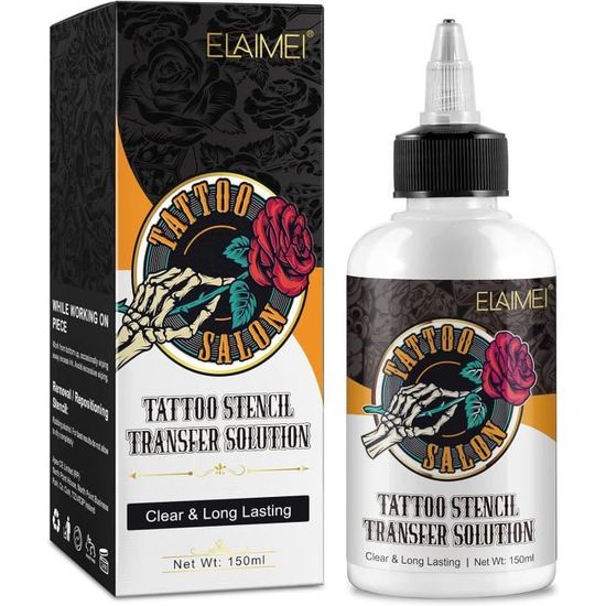 Crème Transfert Tatouage Professionnelle 51g - Pour Stencil Précis - Accessoire Tattoo